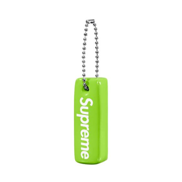 Supreme Floating Keychain Green FW23 - Picture 1 of 4